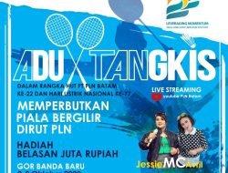 Meriahkan HUT ke-22, PLN Batam Gelar Turnamen Bulu Tangkis