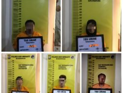 Sat Res Narkoba Polres Meranti Ringkus Lima Pengedar Sabu-sabu
