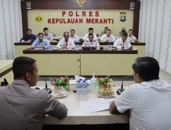 Ditreskrimsus Polda Riau dan Polres Meranti Rakor Bersama Instansi Vertikal serta OPD