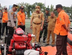 Kapolres Meranti Ikuti Apel Kesiapsiagaan Penanganan Bencana Alam