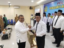 Bupati Karimun Aunur Rafiq Melantik 14 Anggota PAW Dan Membuka Rakor BPD