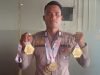 Keren! Bripka Desjan, Personil Polda Kepri Borong Empat Medali Dalam Satu Event
