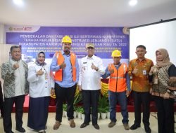 Wabup Karimun Membuka Acara SKTK Bidang Kontruksi Jenjang Satu