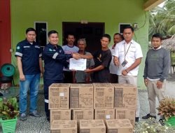 KUB Layang Mekar Berseri Terima Bantuan 25 Unit Mesin Ketinting dari PT Timah Tbk