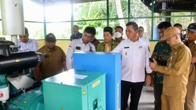 Ansar Resmikan Operasional Genset Dan Jaringan Listrik Di Wilayah Hinterland Batam