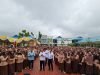 Di SMA Negeri 8, Ansar Disambut Silat dan Tari Tor-Tor