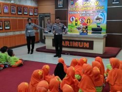 Satlantas Polres Karimun Tanamkan Budaya Disiplin Lalu Lintas Sejak Usia Dini