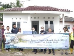 Tahun 2022, PT Timah Tbk Bedah 14 Unit Rumah Tinggal Layak Huni Bagi Masyarakat di Bangka Belitung