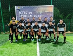Peringati Bulan K3 Nasional, PT Timah Tbk Ikuti Mini Soccer Dari Disnaker Provinsi Kepri