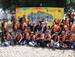 Tins Cycling Community PT Timah Tbk Hadirkan Ratusan Pesepeda di Event Kundur Advance II