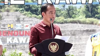 Jokowi Resmikan Bendungan Kuwil Kawangkoan Di Sulut