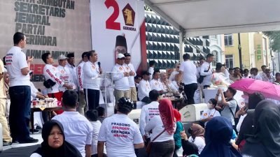Rayakan HUT ke-15, Ribuan Warga Batam Antusias Ikut Bersepeda dan Jalan Santai Bersama Gerindra