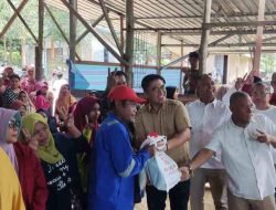 Semarakkan Harlah Gerindra ke-15 Tahun, Disambut Antusias oleh warga Sagulung