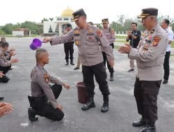 Polres Meranti Gelar Tradisi Penyambutan Bintara Remaja