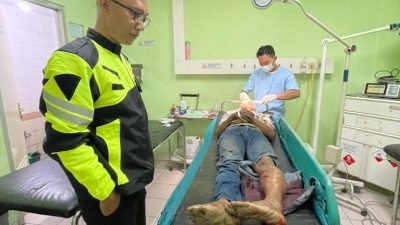 Kecelakaan Tunggal, Pengemudi Sepeda Jatuh dan Tewas Setelah Membentur Trotoar