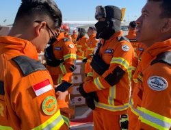 Tim Kemanusian Indonesa Tiba di Turki, dan Langsung Menuju ke Lokasi Terdampak Gempa