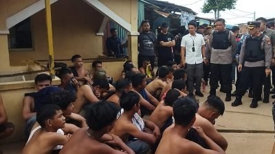 Kampung Aceh Kota Batam di Grebek Polisi, Puluhan Orang Diamankan 
