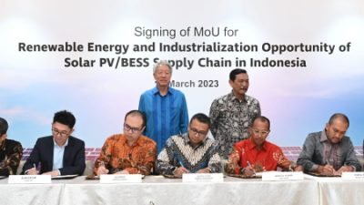 Indonesia Mulai Ekspor Energi Bersih ke Singapura