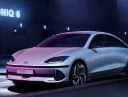Mobil Listrik Hyundai IONIQ 6 Tampak di Senayan