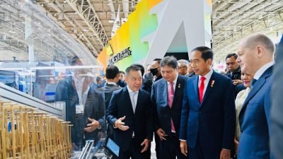 Angklung Berteknologi Pneumatik Curi Perhatian di Hannover Messe 2023