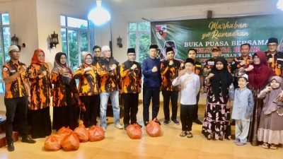 Gelar Buka Puasa Bersama, MPW PP Kepri Bagikan Ratusan Paket Sembako