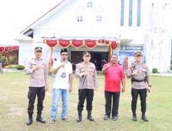 Hari Paskah, Kapolres Karimun Patroli Disejumlah Gereja