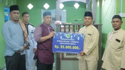 Puasa Ke-10 Bupati Lingga Kembali Melakukan Kegiatan Safari Ramadhan Bersama Ketua TP PKK