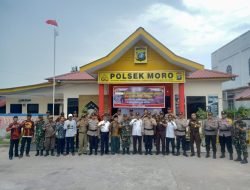 Polsek Moro Dan FKPK Gelar Apel Bersama Deklarasi Pencegahan Karthula Larang Membakar Lahan Kebun Dan Hutan