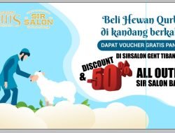 Beli Hewan Kurban di kandangberkah.id, Dapat Vocher Pangkas Diskon 50 Persen di Sir Salon