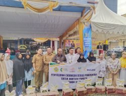 Bupati Karimun Dr Aunur Hadiri Penyaluran Cadangan Beras Pemerintah Untuk Bantuan Pangan