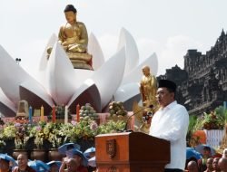 Peringati Waisak 2567BE/2023, Wamenag Ajak Umat Buddha Jaga Toleransi