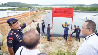 KKP Segel 2 Unit Usaha Tambak Udang di Batam