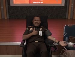 Sambut HBA ke-63, Kejari Karimun Gelar Donor Darah