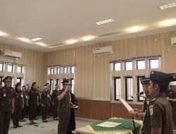 Kajari Karimun Pimpin Sertijab Kacabjari Tanjung Batu