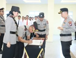 Kapolres Karimun Pimpin Upacara Sertijab Sejumlah Pejabat Polres Karimun
