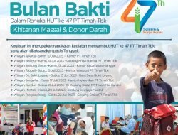 Bulan Bakti PT Timah Tbk Bakal Digelar di Kundur, Masyarakat Bisa Ikuti Khitanan Massal dan Donor Darah