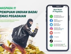 PT Pegadaian Imbau Masyarakat Waspadai Undian Badai Emas Pegadaian