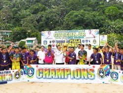 Ansar Tutup Turnamen Olahraga Piala Gubernur Kepri Zona Anambas Cabang Voli, Futsal & Sepakbola