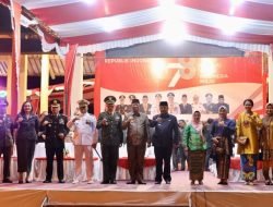 Upacara Taptu Dan Pawai Obor Sambut HUT RI Kemerdekaan ke-78 di Karimun