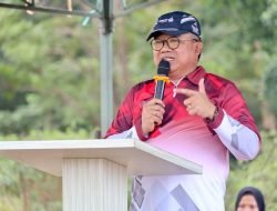 Sekda Kabupaten Karimun membuka Turnamen Futsal Dan Volly Se-Kecamatan Selat Gelam