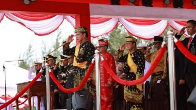Upacara Peringatan HUT RI ke-78 Tingkat Provinsi Kepri di Natuna Berlangsung Khidmat