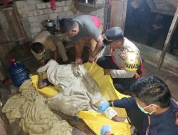 Polsek Tebing Polres Karimun Mendatangi TKP Penemuan Mayat