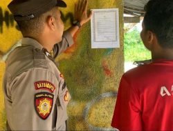 Jajaran Polres Karimun Laksanakan Himbauan Larangan Membakar Hutan