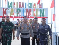Polres Karimun Laksanakan Kirab Kebangsaan Merah Putih Bersama TNI/Polri