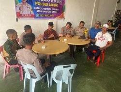 Polsek Moro Sosialisasi Terkait Pelayanan Call Center 110 Dan aplikasi Super APP