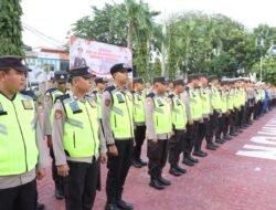 Polres Karimun Laksanakan Apel Kesiapan Pengamanan GTRA Summit 2023