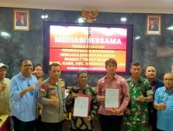 Kasus Perusakan Gereja di Kabil Berujung Damai