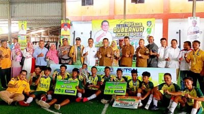 Ansar Tutup Turnamen Kejuaraan Futsal Piala Gubernur Kepri 2023 Zona Natuna