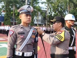 Kapolres Karimun Pimpin Apel Gelar Pasukan Operasi Zebra Seligi 2023