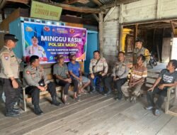 Polsek Moro Gelar Minggu Kasih Dengan Masyarakat Kampung Batu Ampar Moro